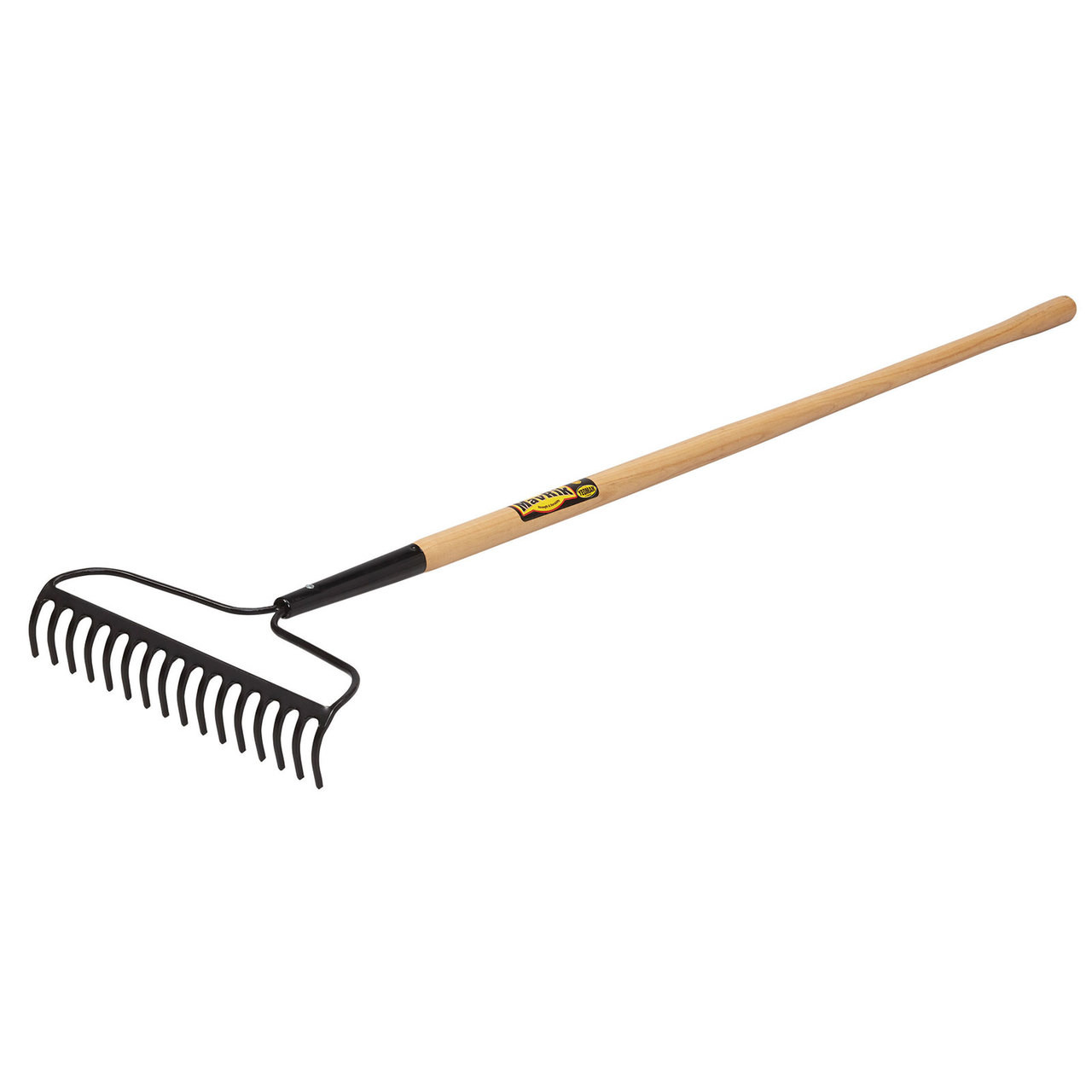 16 Tooth Forged Bow Rake 60” Wood Handle - Lawn & Garden Rakes